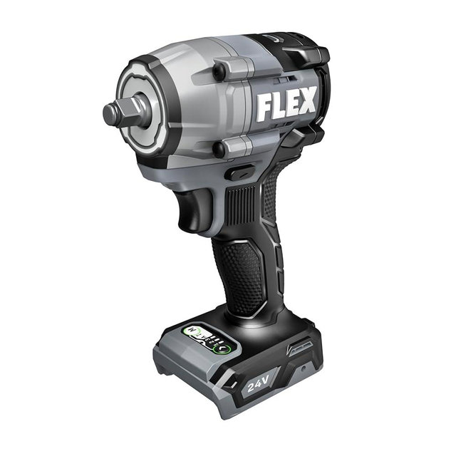 FLEX 24V Brushless Cordless 3/8-Inch 450 Ft-Lbs Torque Compact Impact Wrench Tool Only, Battery and Charger Not Included - FX1431A-Z