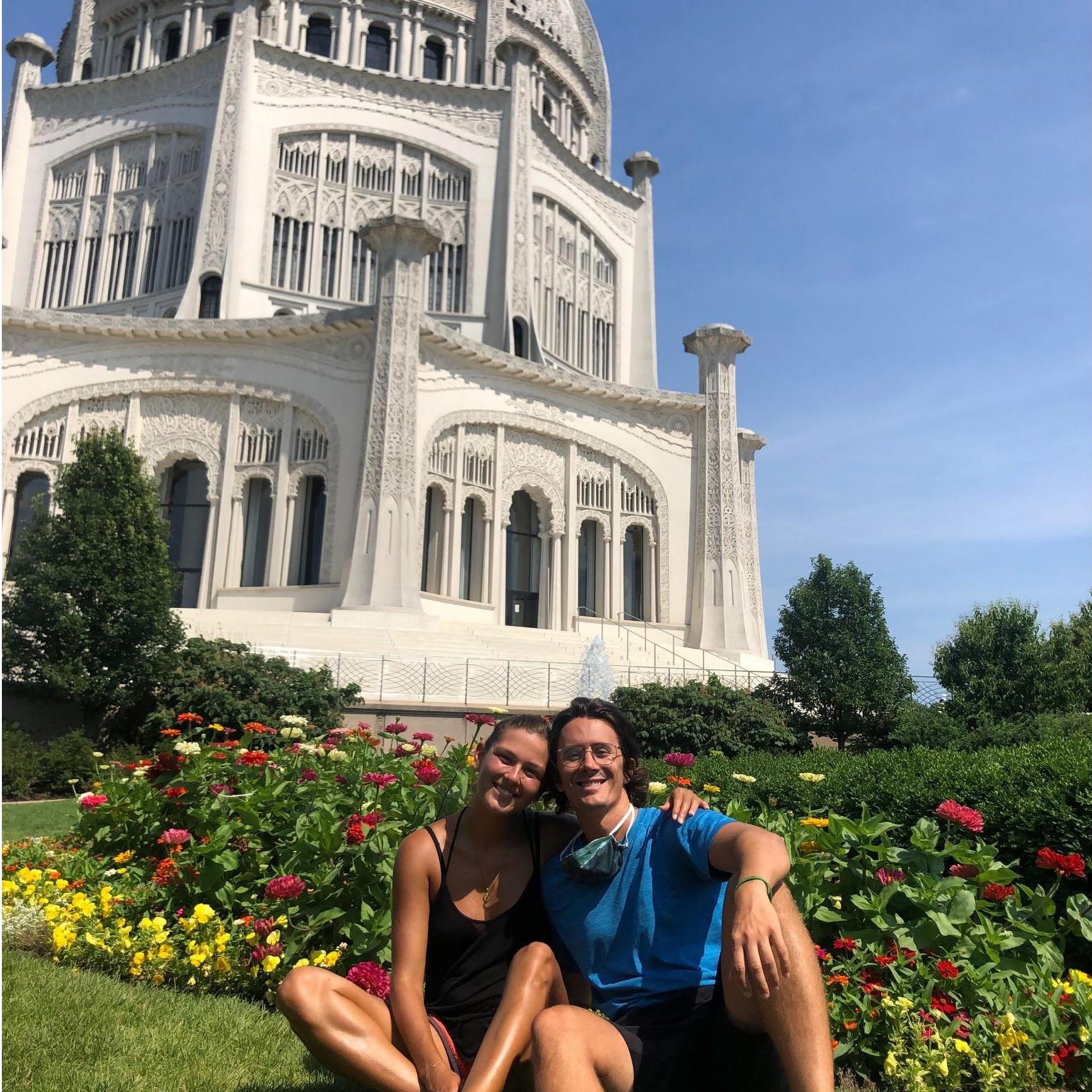 One of our many days spent just the way we like: biking, rollerblading and exploring Chicago's lakefront together