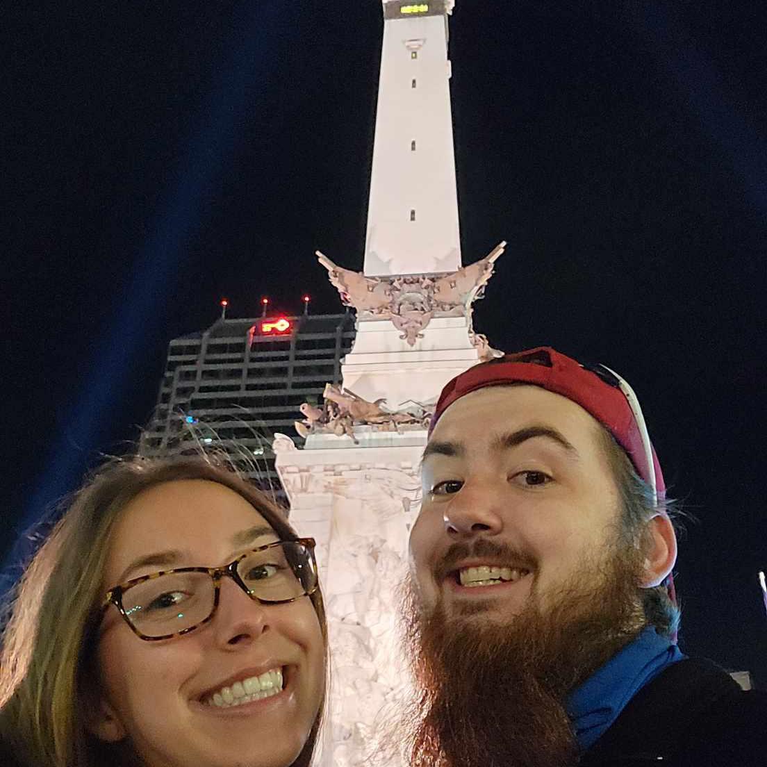 Emily and Anthony in Indy!