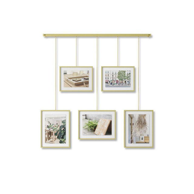 Exhibit Photo Display, Steel, Brass