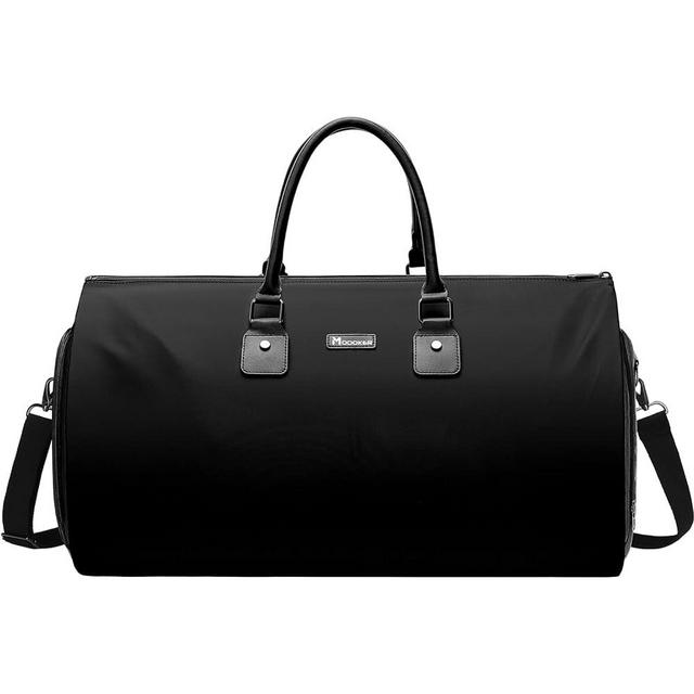 Modoker Garment Bags for Travel,Carry on Garment Bags for Hanging Clothes 2 in 1 Suit Bag for Men Travel Garment Duffel Bag for Women,Black