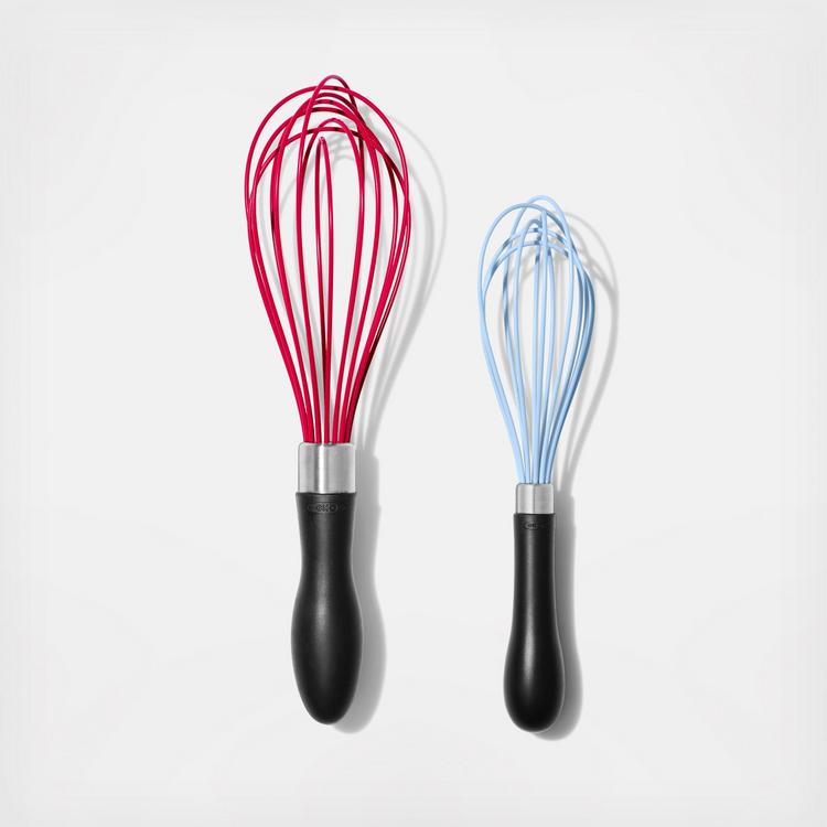 Small Whisks Stainless Steel Handle Mini Tiny Mixing Balloon Wire Whisks  Ceramic Whisk (4 Pieces)