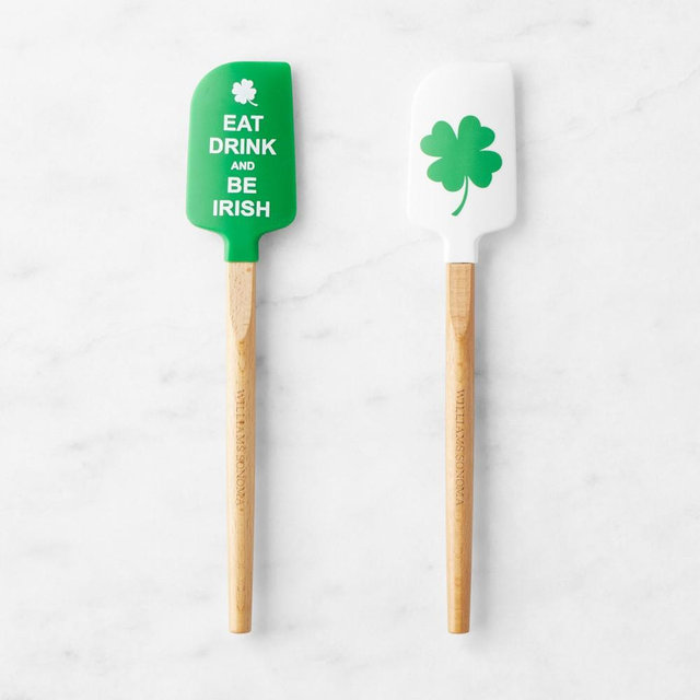 Williams Sonoma St. Patricks Mini Spatulas, Set of 2