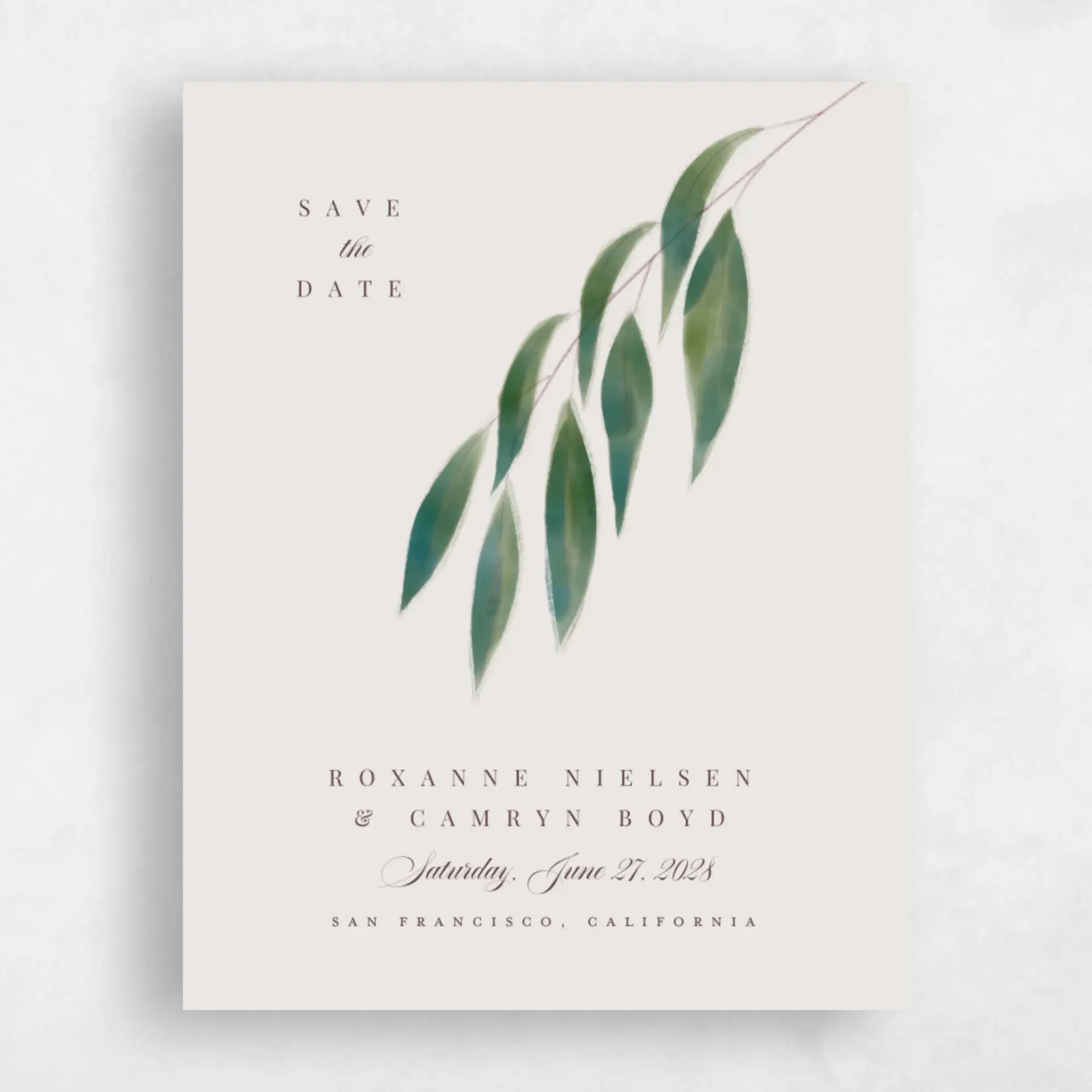 Save The Date - Finn Portrait preview