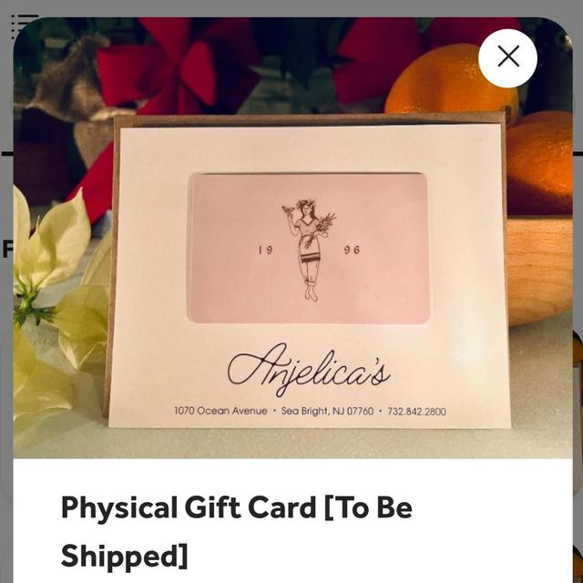 Anjelica’s Restaurant Gift Card