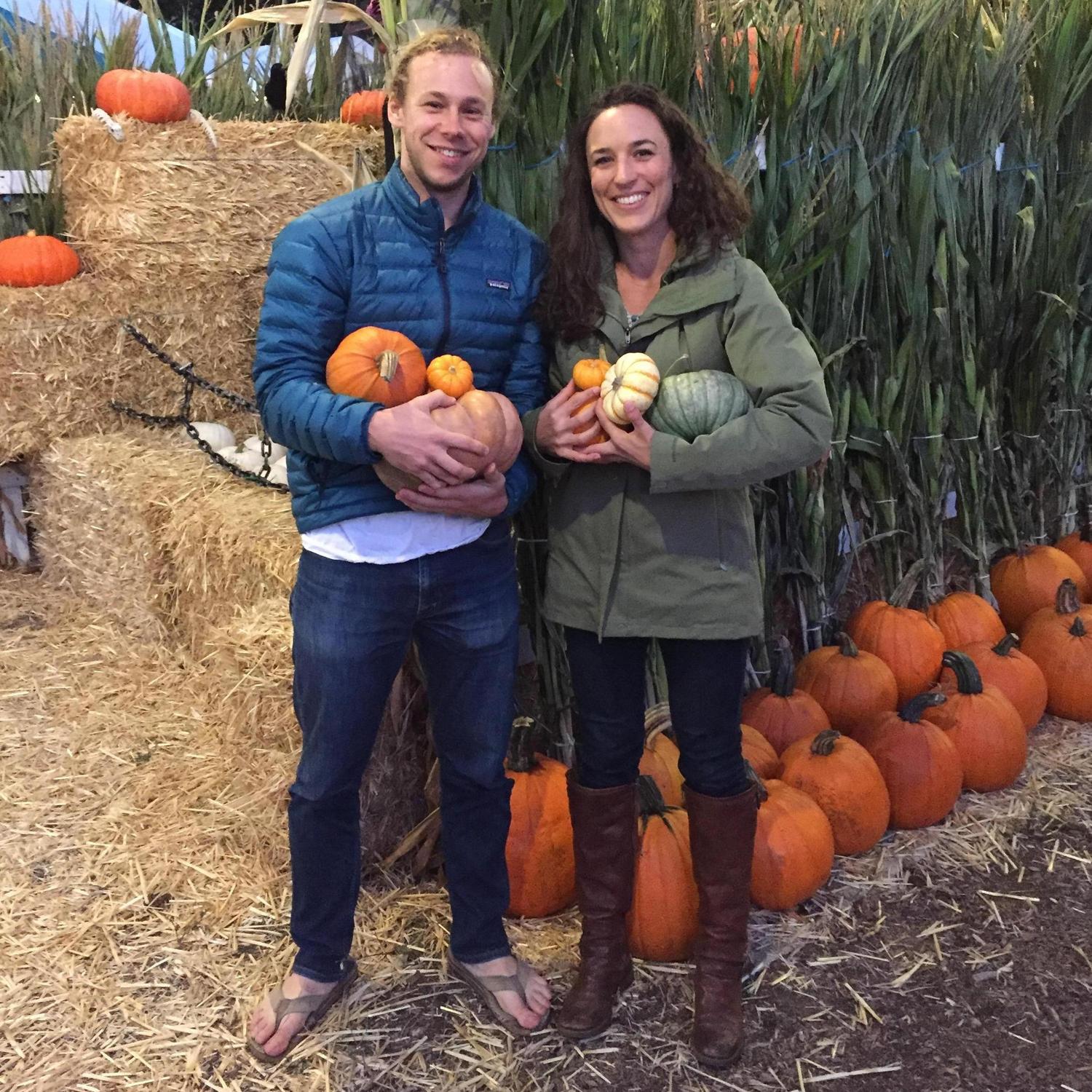 Pumpkins with pumpkins.