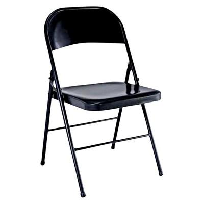 Steel Folding Chair Black