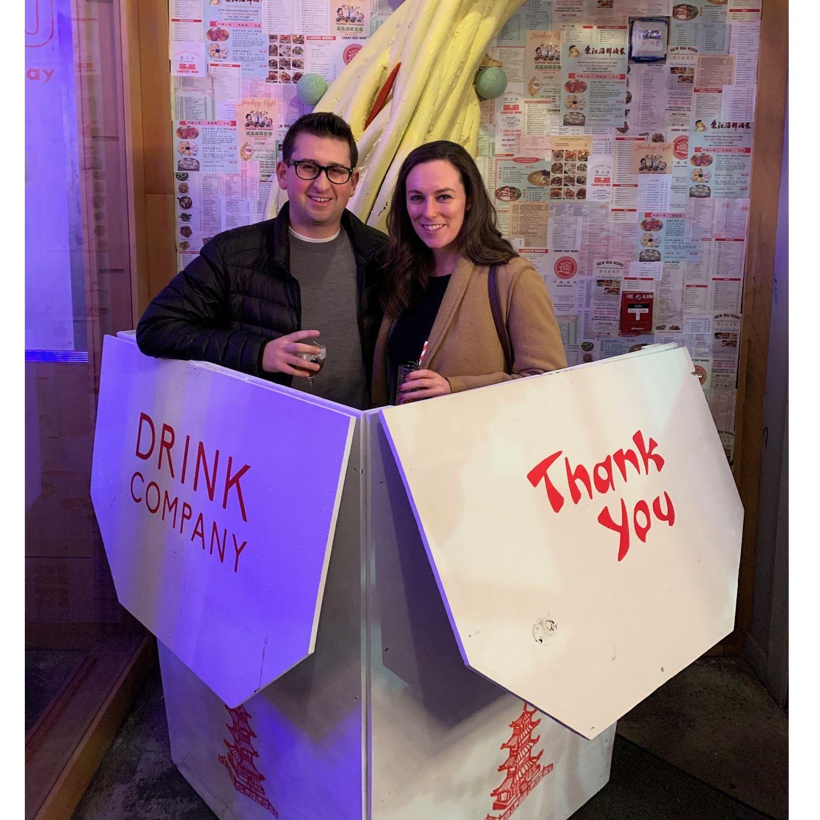 December 2019 at a Hanukkah-themed bar in Washington, DC