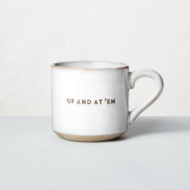 'Up And At 'Em' Stoneware Mug - Hearth & Hand™ with Magnolia