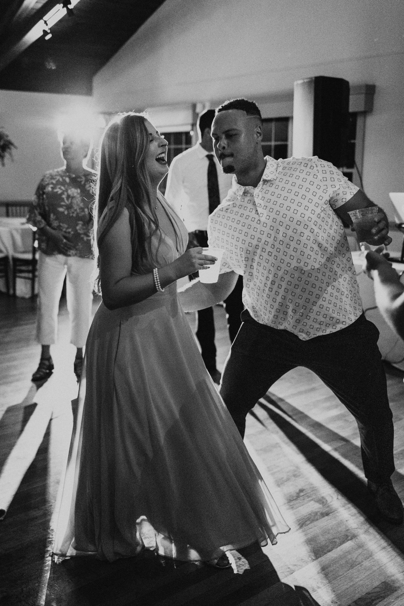 Howie, being Howie at Alyson & Austin’s Wedding.