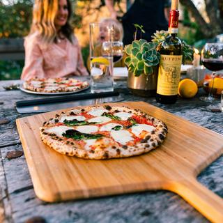 Bamboo Pizza Peel and Serving Board