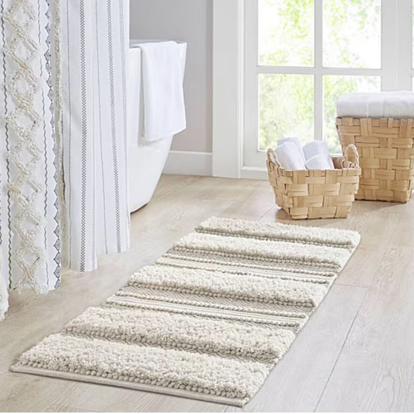 INK+IVY Imani Bath Rug 22x32” - Natural