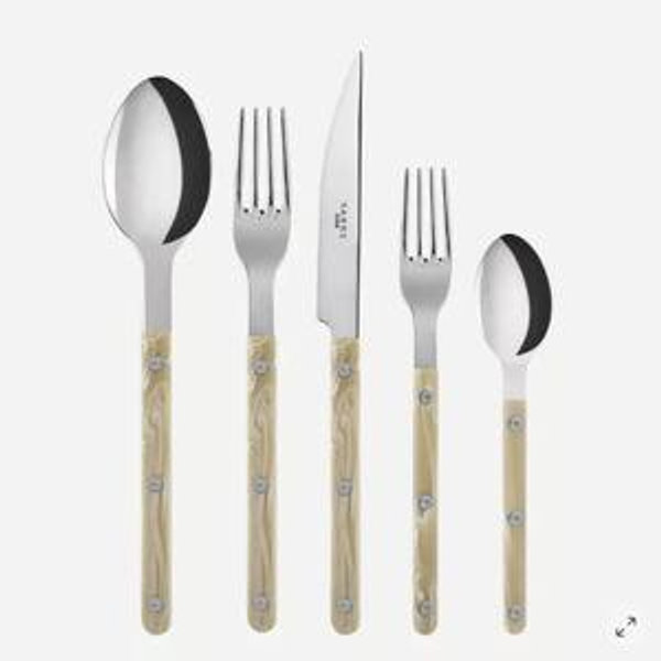 Sabre Bistrot 5-Piece Flatware Set - Horn