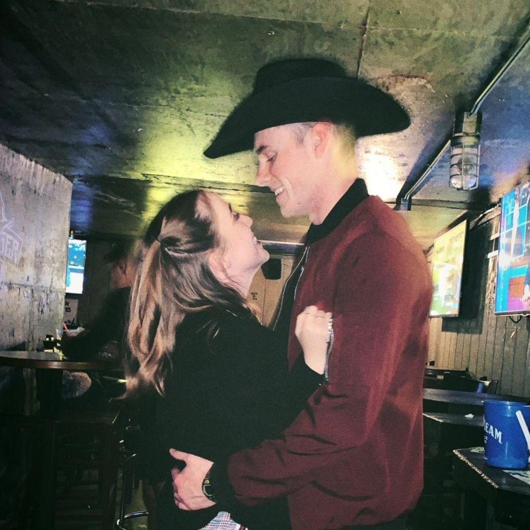 One of our first dances together as a couple. An activity we frequently do, no matter the location.