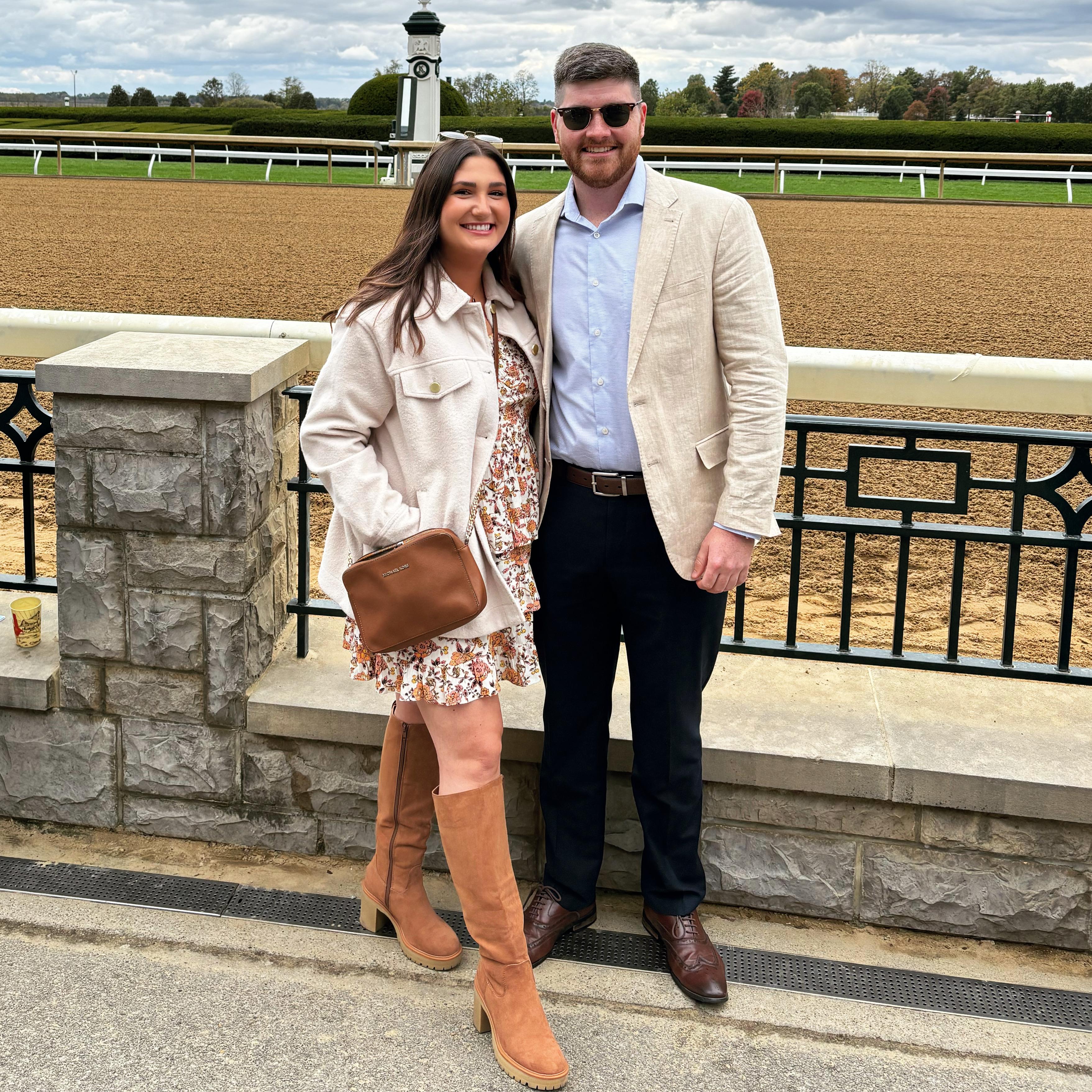 Austin's first trip to Keeneland Race Track in Lexington KY