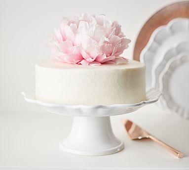 Monique Lhuillier Juliana Scalloped Cake Stand