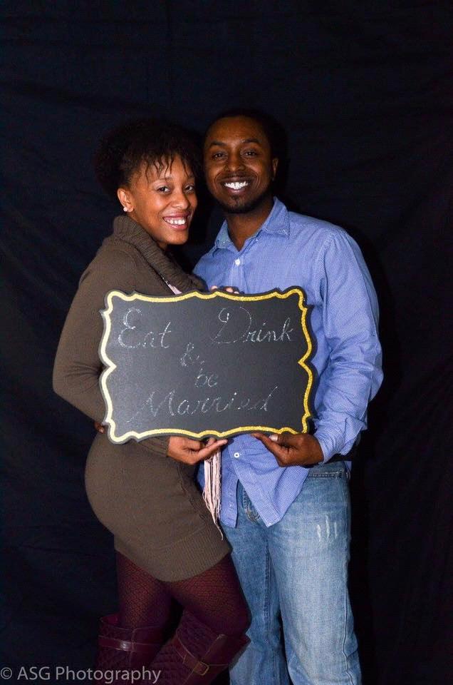 Min. Ethan and Meshea Abraham's wedding... But we didn't know it was a wedding 'til we arrived lol #CouplesMinistrySwitchUp