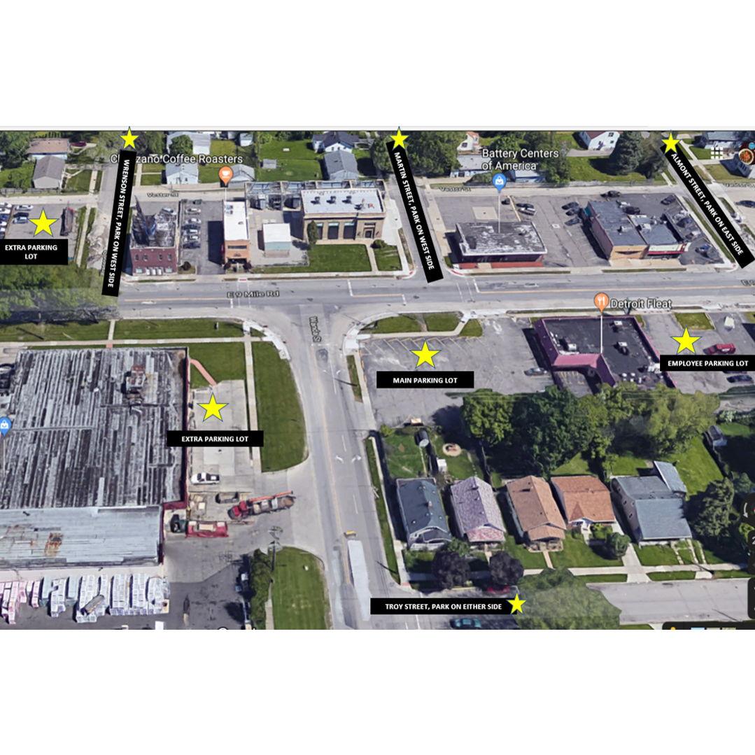 Detroit Fleat Parking Map