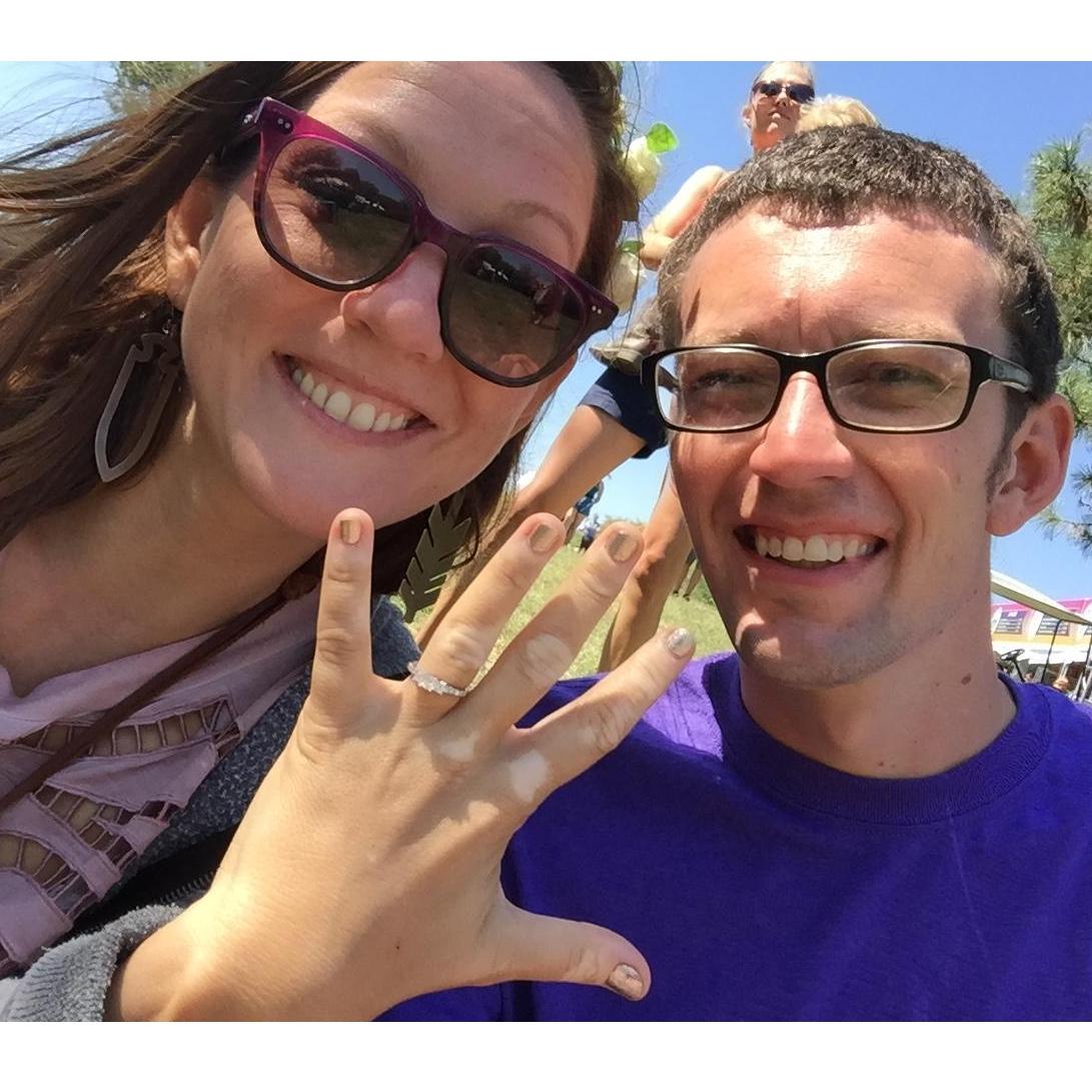 Look ... He Popped the Question.