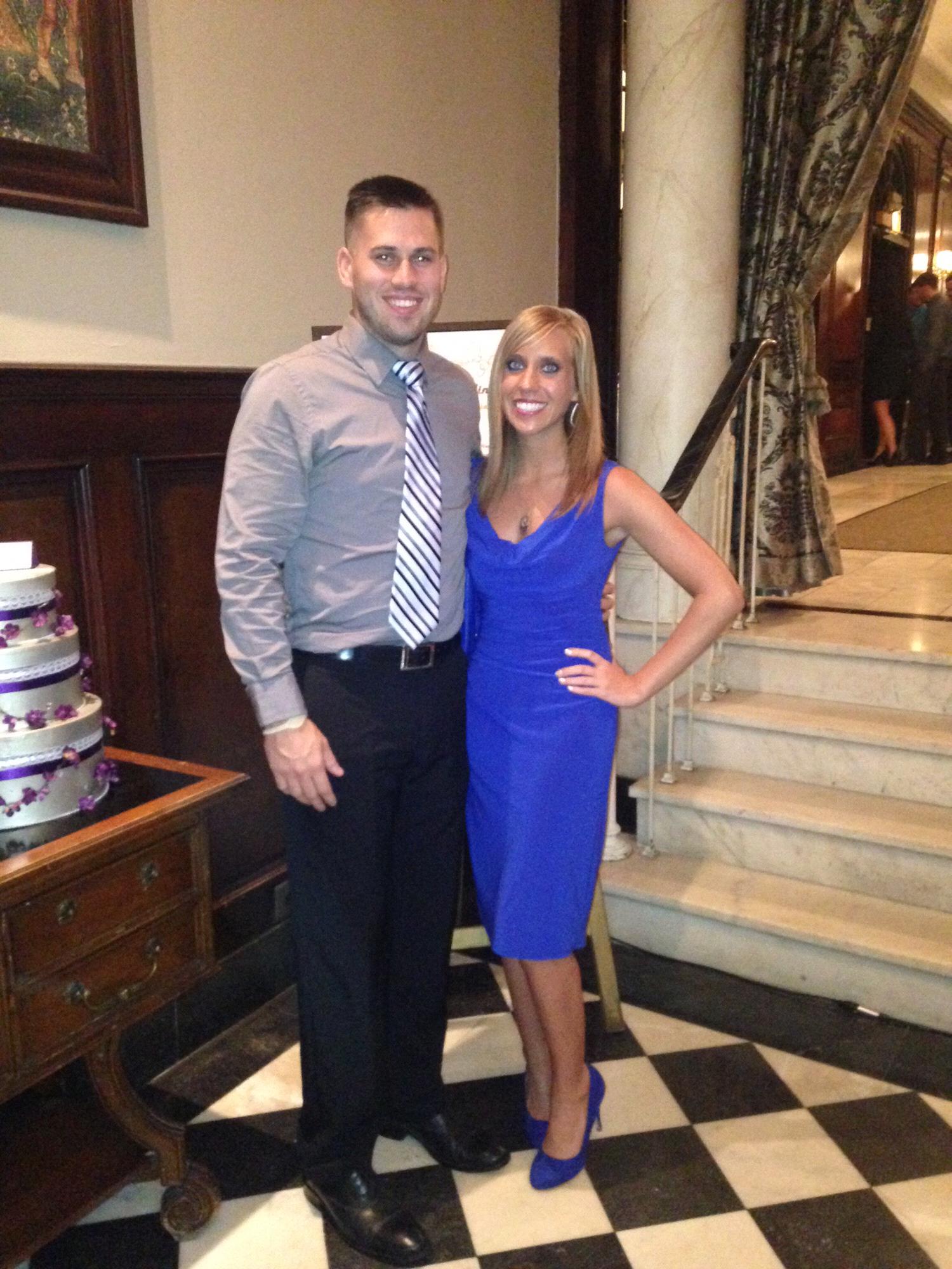 The 1st wedding we attended together 💙
