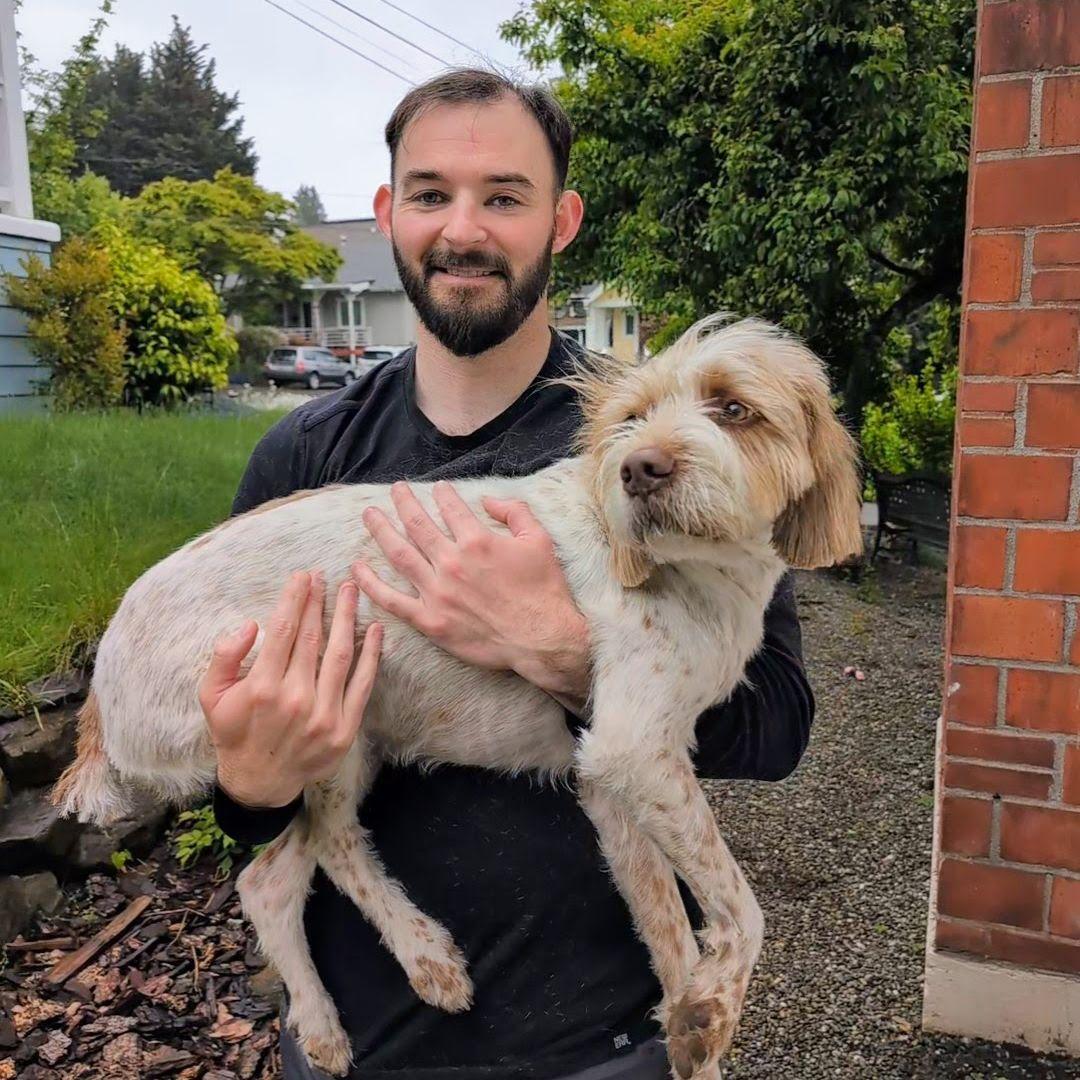 Giving O'Malley a haircut, while talking about the life we wanted to build ❤️