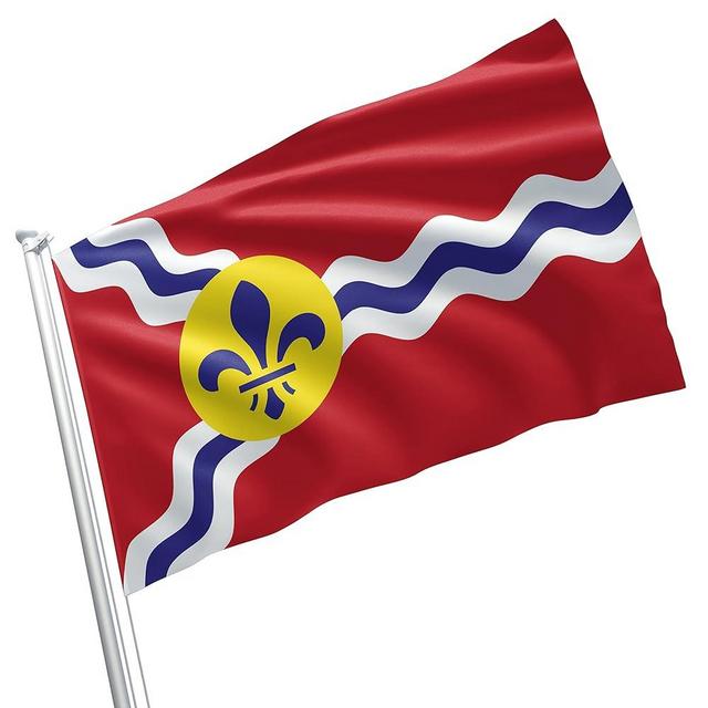St Louis Missouri 3x5 feet Flag Banner Vivid Color Double Stitched Brass Grommets