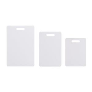 Farberware 5190590 3-Piece Plastic Cutting Board Set, Assorted Sizes