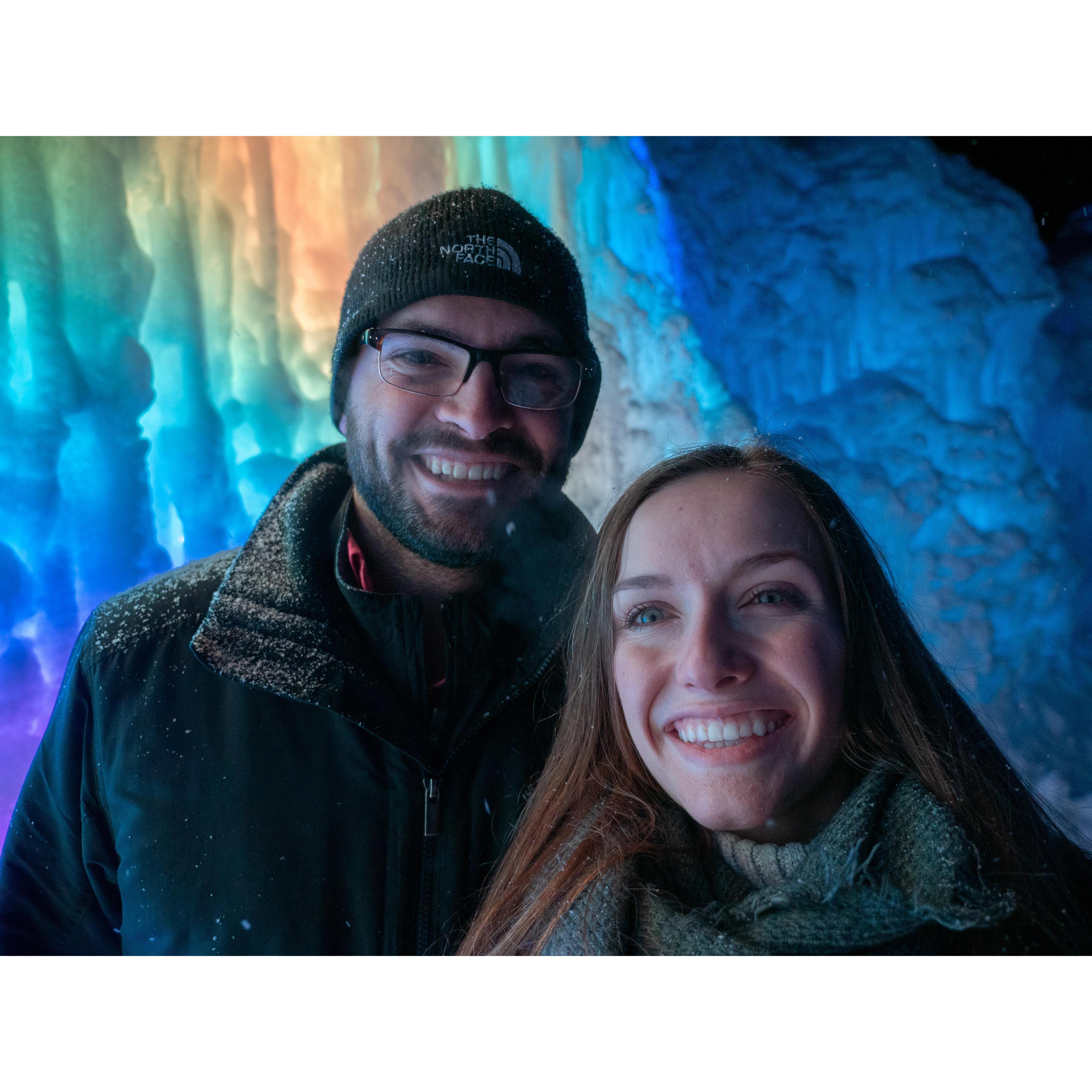 Visiting the Ice Castles in Midway, Utah