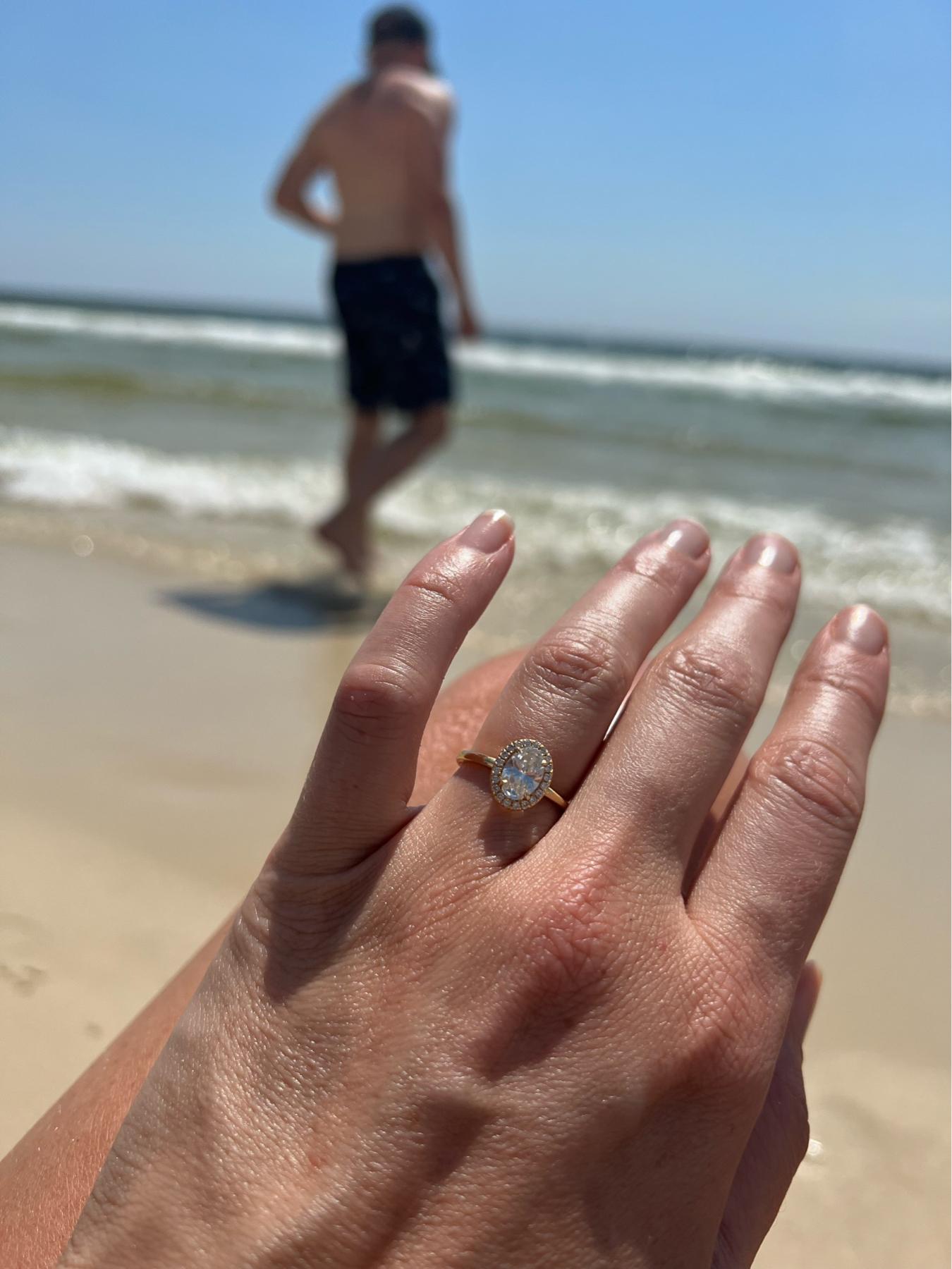 September 16, 2022 - He proposed on the beach under the stars (two things that represented the beginning of our relationship) and it was perfect.