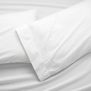 Washed Organic Standard Pillow Cases, Set of 2