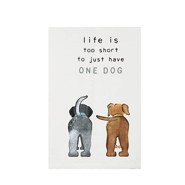 Life is Too Dog Towel