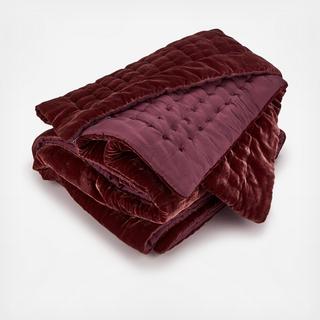 Luminous Velvet Throw