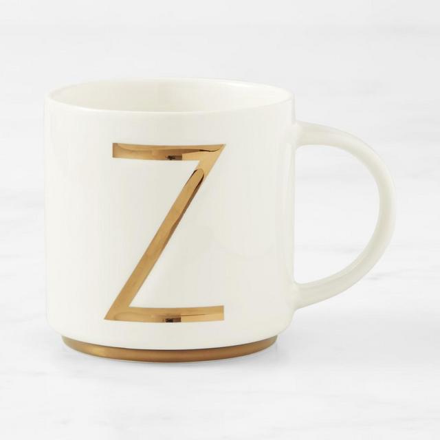 Gold Monogram Mug, Z