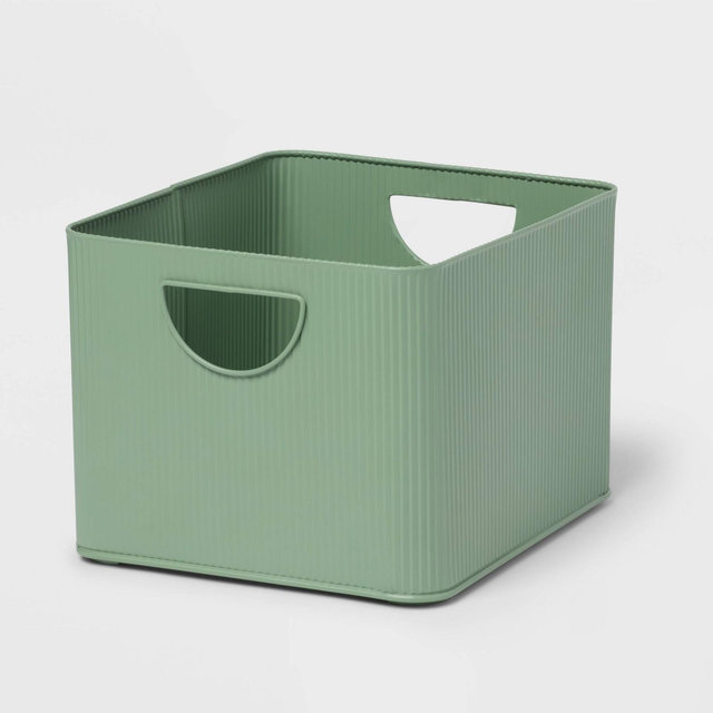 Metal Bin Small Green - Brightroom™
