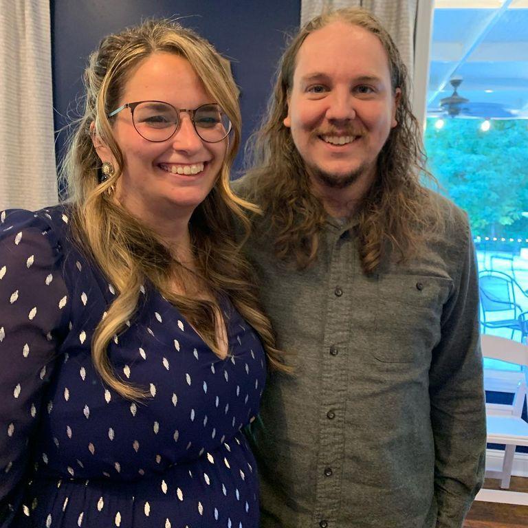Big smiles at Emma and Austin's wedding