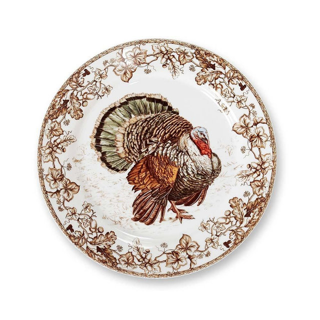 Plymouth Turkey Dinner Plates, Set of 4