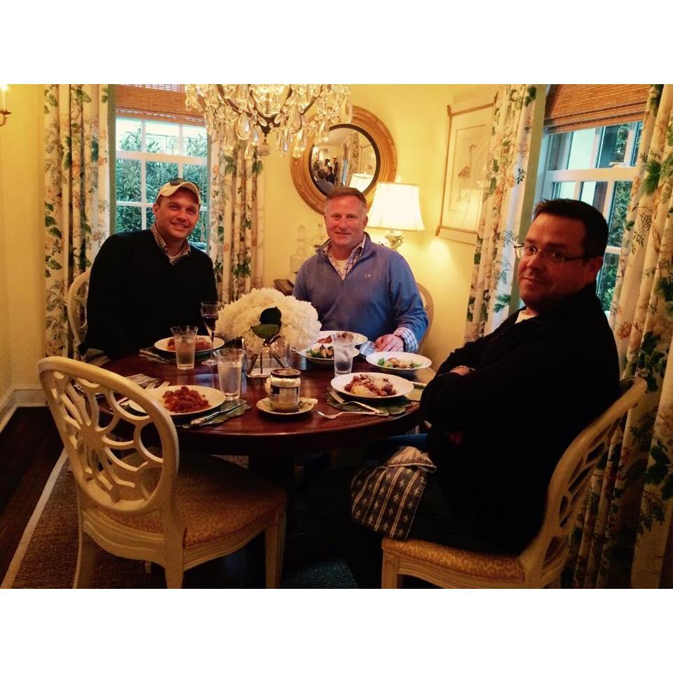 2017 - Spaghetti Night with Jeff West … one of our favorite people in Lewes! Visit his shop while in town.