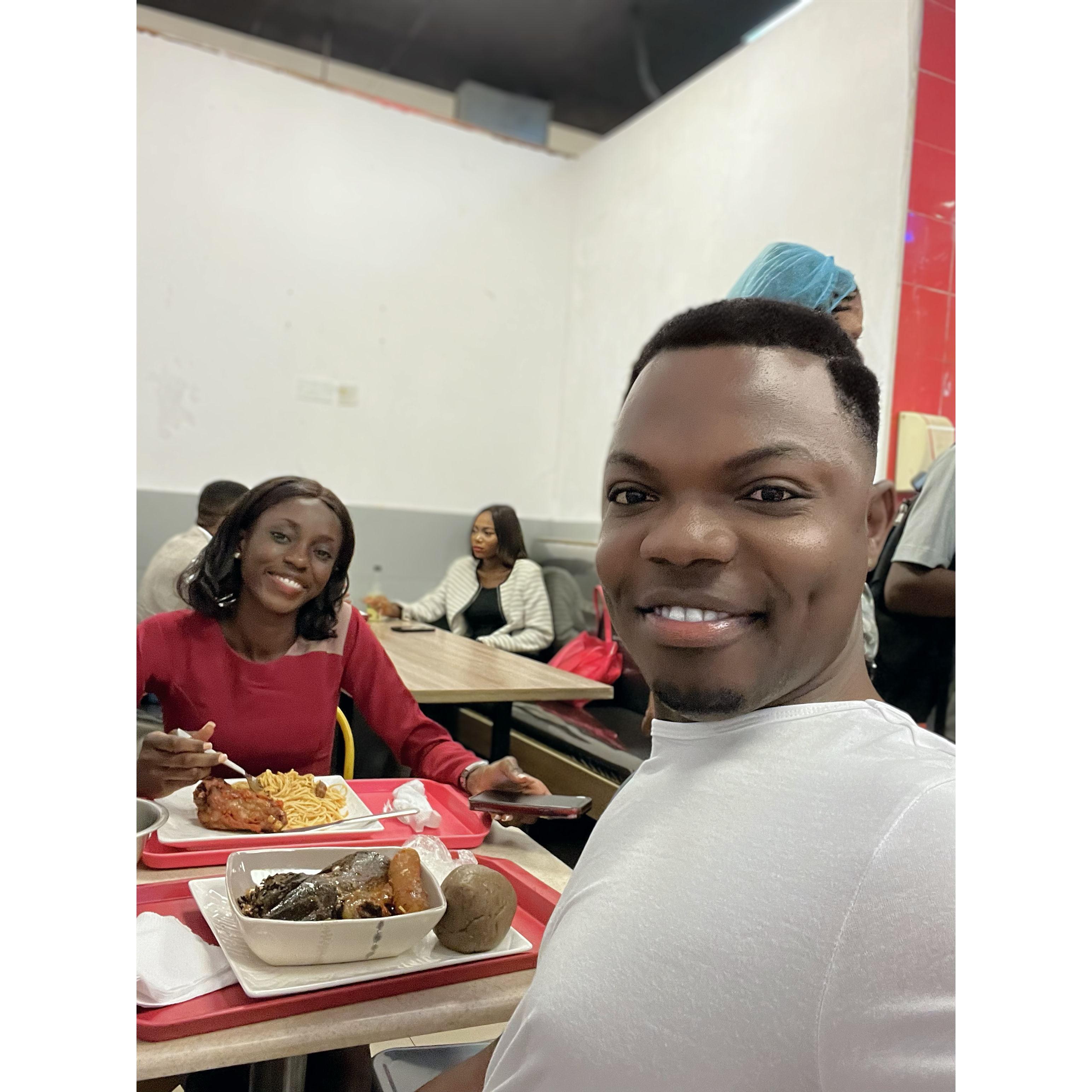 savoring the rich flavors of Nigeria together—where every bite is a taste of our love story.
