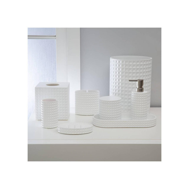 Moda at Home Braemar Resin Soap Dish White