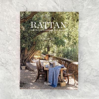 Rattan Coffee Table Book
