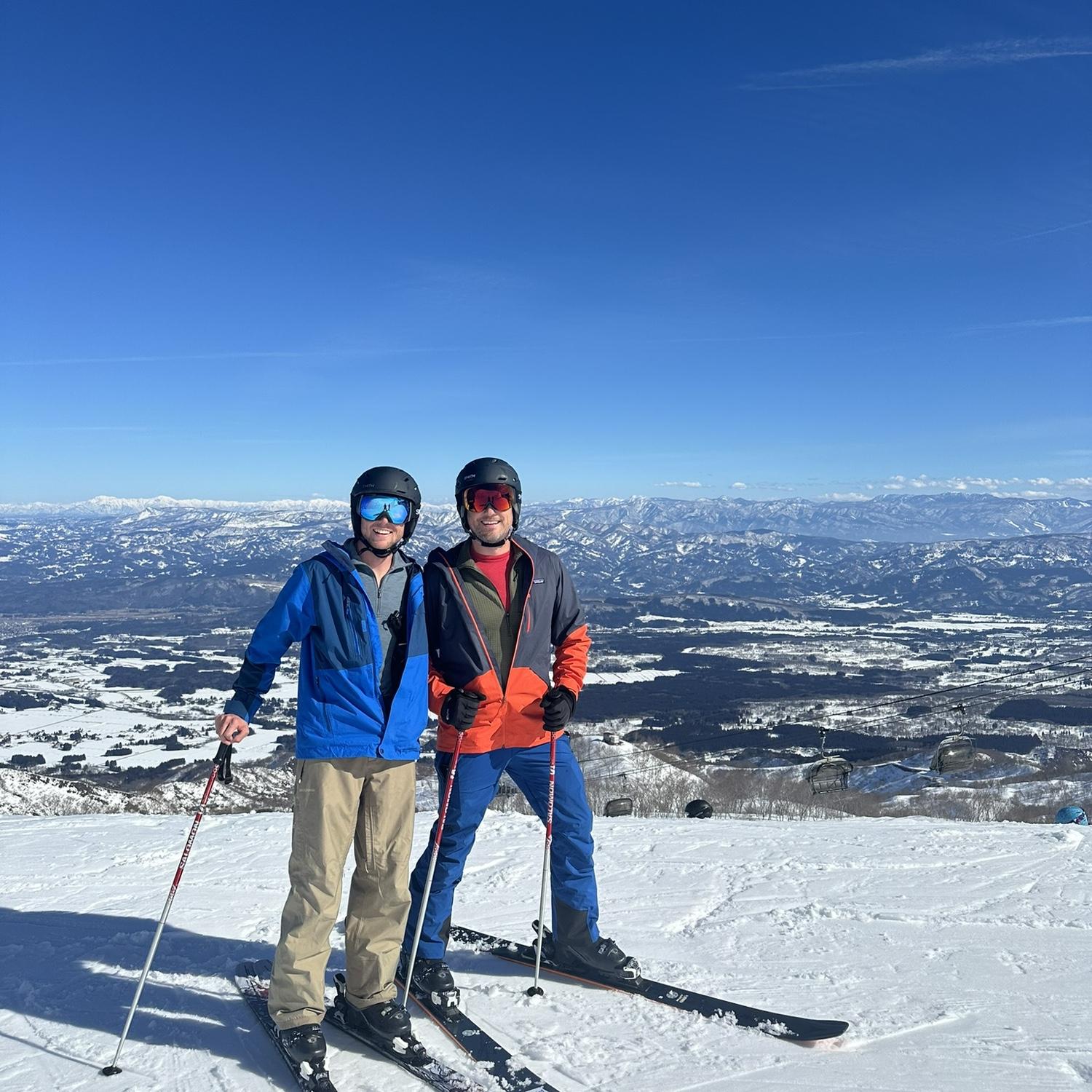 Lotte Arai, Myoko, Japan- A 60 degree day of spring skiing in
February of 2024.