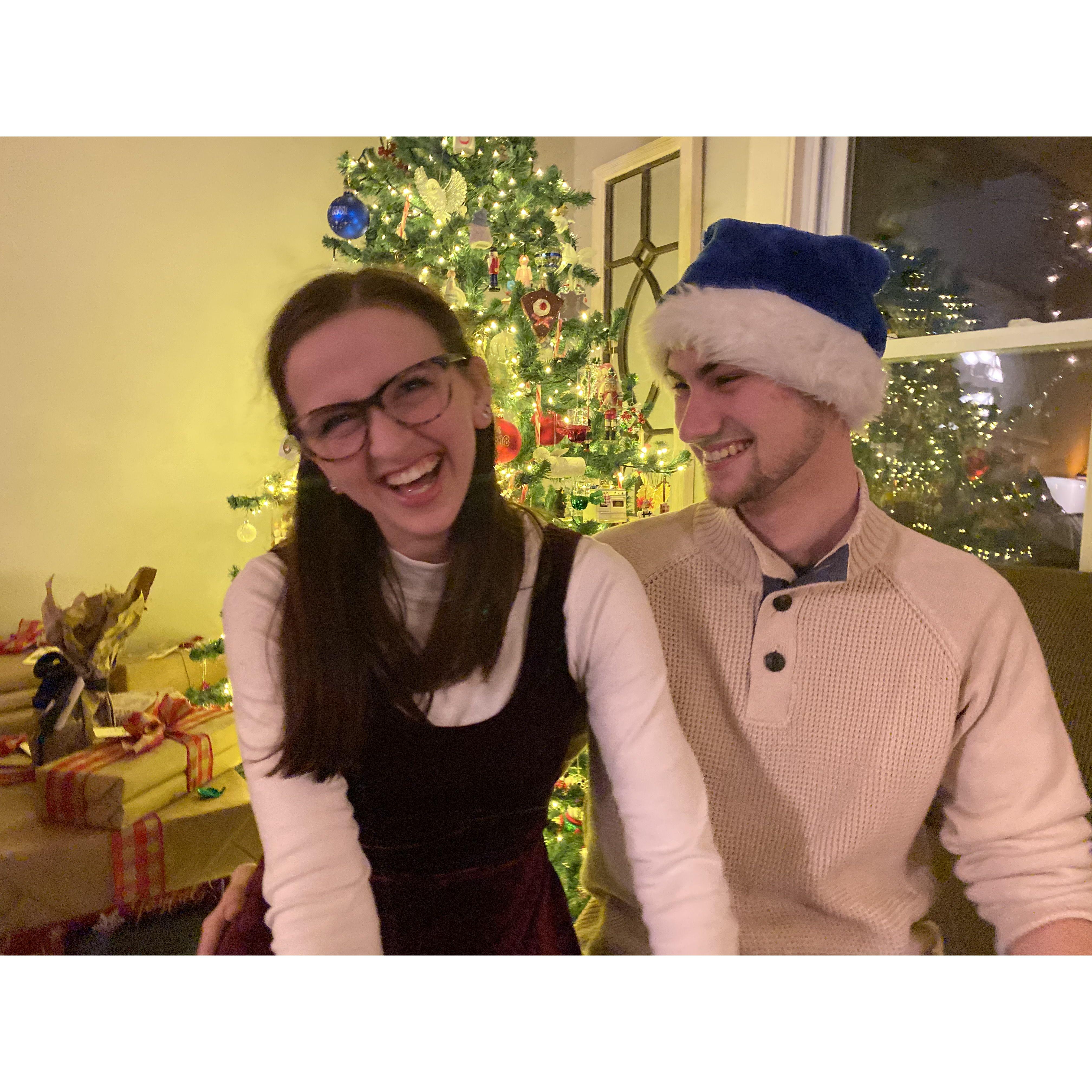 12/24/2020 - Abigail turns 20 & Wesley cracked a hilarious joke