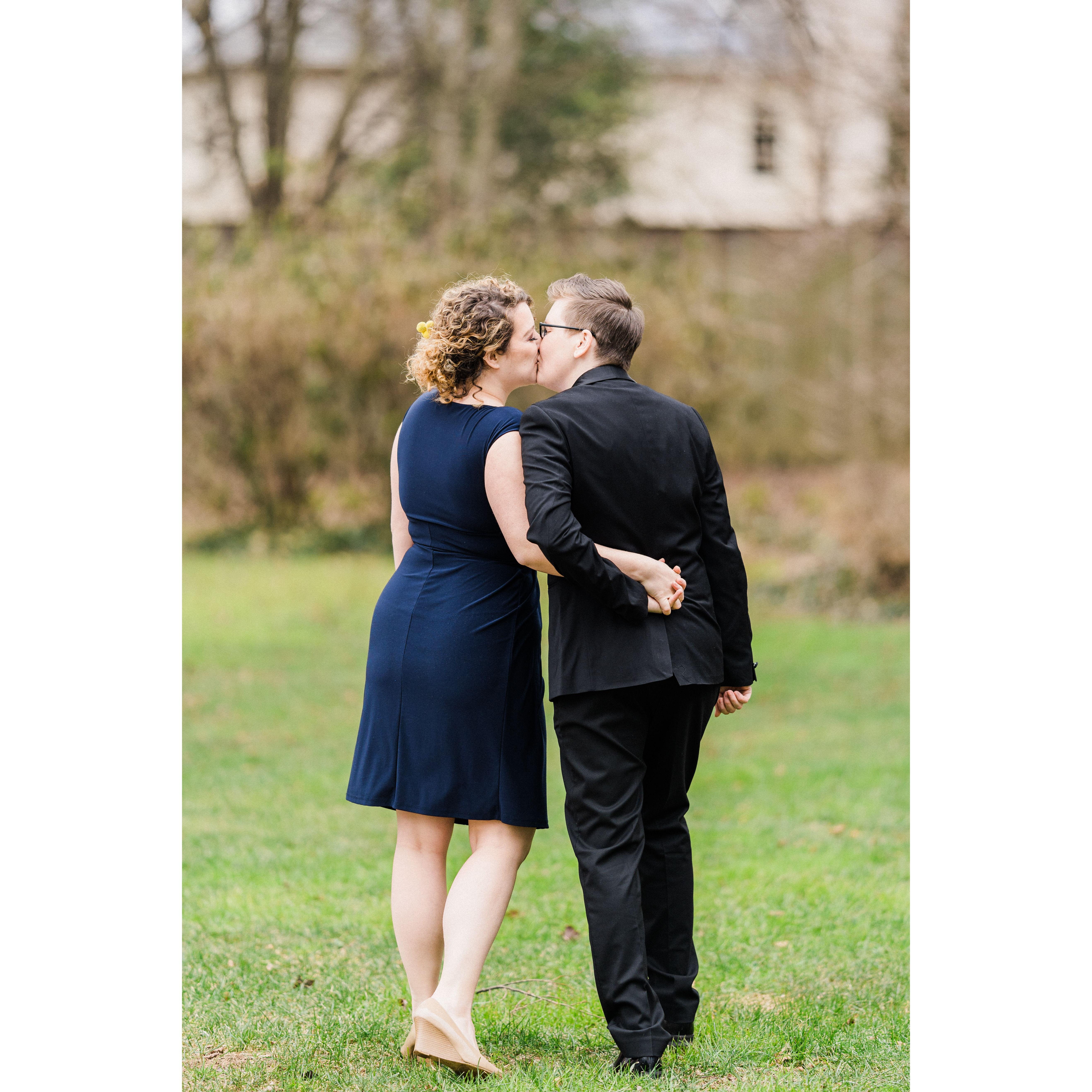 Photo by Sarandon Smith - We were models for a wedding magazine!