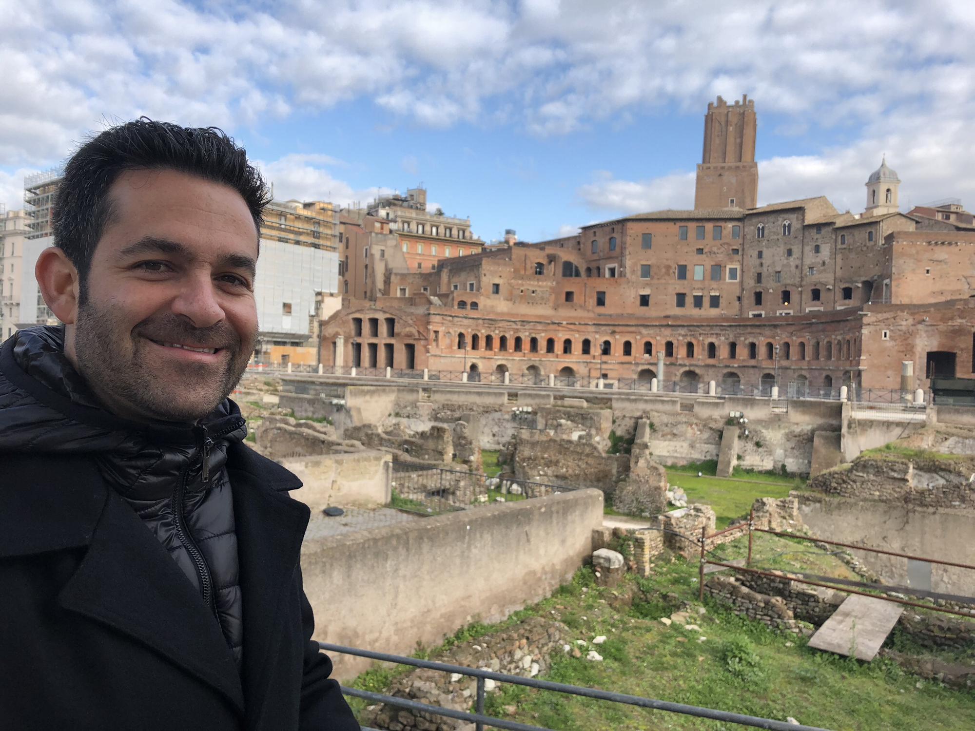 Michael’s first time in Rome