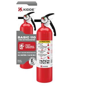 Kidde, FA110G, Multi Purpose Fire Extinguisher for Home, Office, Dorm, Residential, 1A10BC