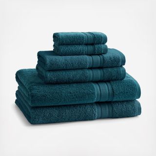 Company Cotton Turkish Cotton 6-Piece Bath Towel Set