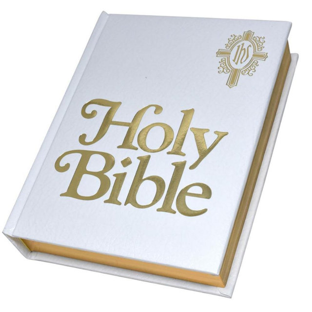 New Catholic Bible - Family Edition, Padded Imitation Leather White