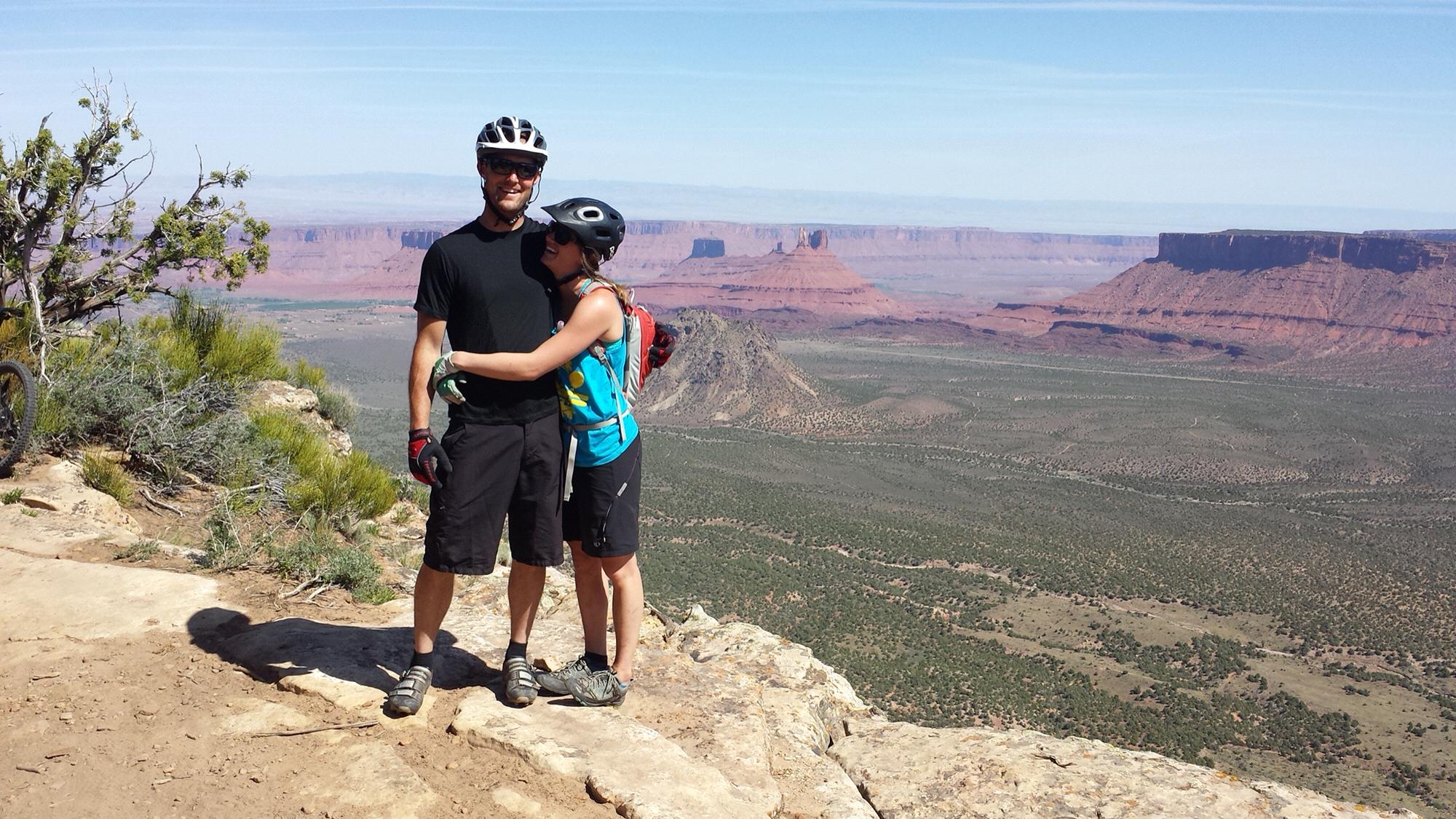 First desert mountain biking trip together