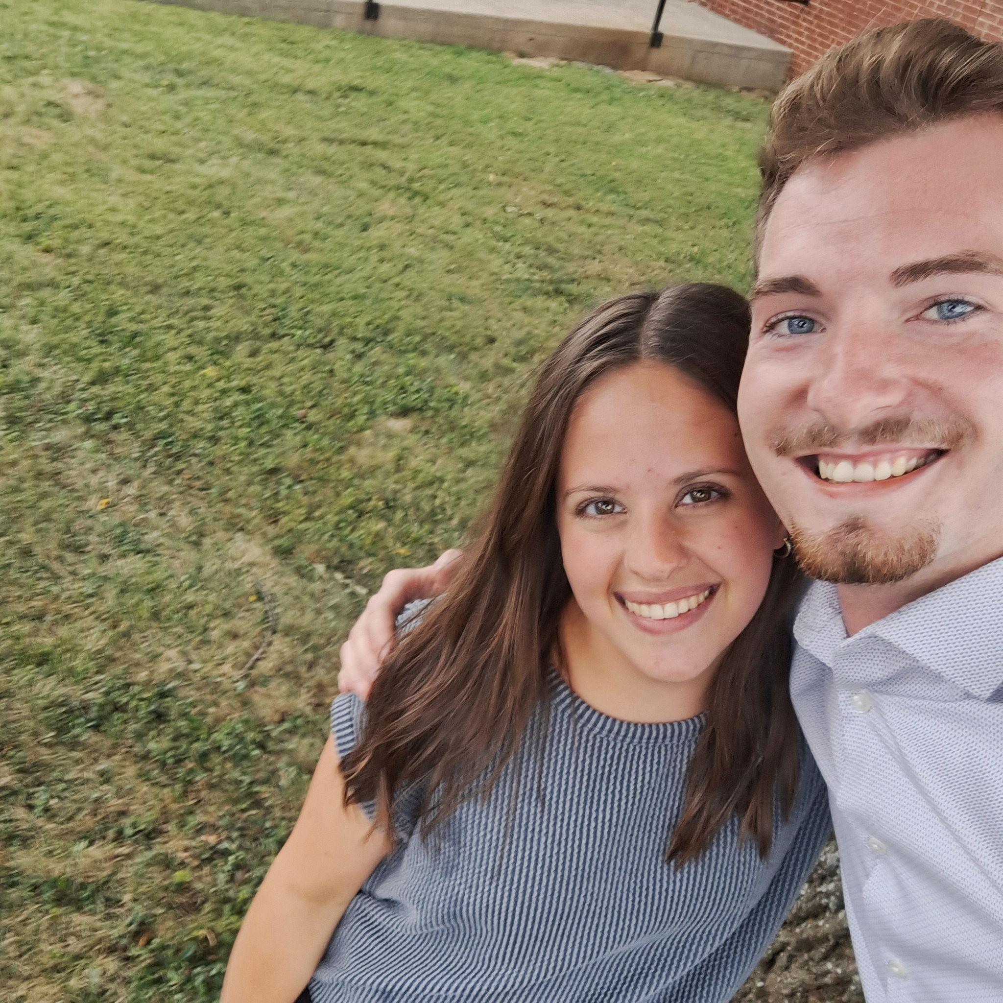 Three years later, we went on our first date to Rae Cole’s Coffee Shop. This was the moment we realized we’d need to sit down for most of our pictures.