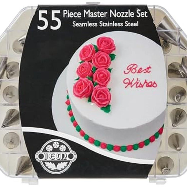JEM Large Master Piping Nozzle Set of 55